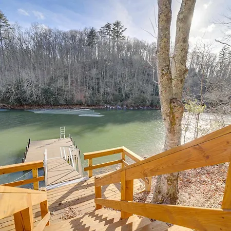 Lakeside Cashiers Cabin With Private Boat Dock!